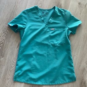 Figs Catarina scrub top, XS marine